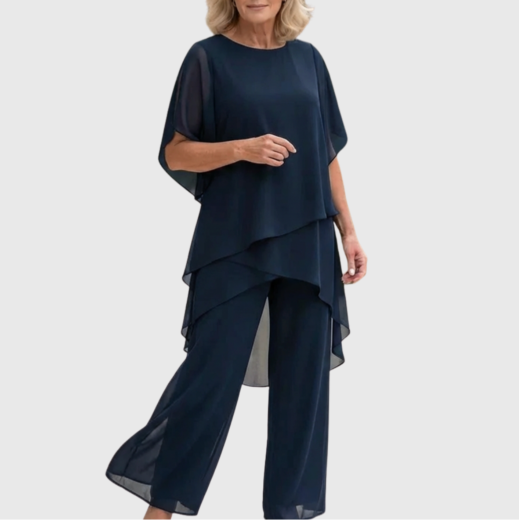 Chiara | Flowy 2-Piece Palazzo Pants Set