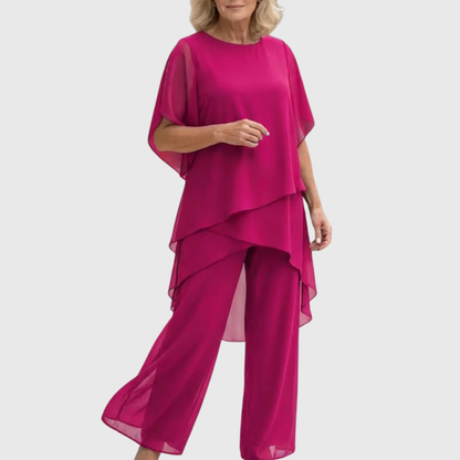 Chiara | Flowy 2-Piece Palazzo Pants Set