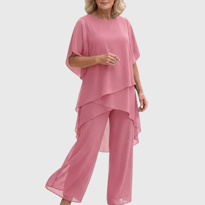 Chiara | Flowy 2-Piece Palazzo Pants Set