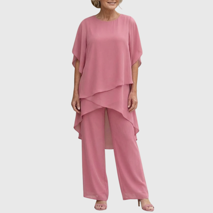 Chiara | Flowy 2-Piece Palazzo Pants Set