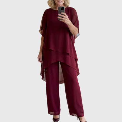 Chiara | Flowy 2-Piece Palazzo Pants Set