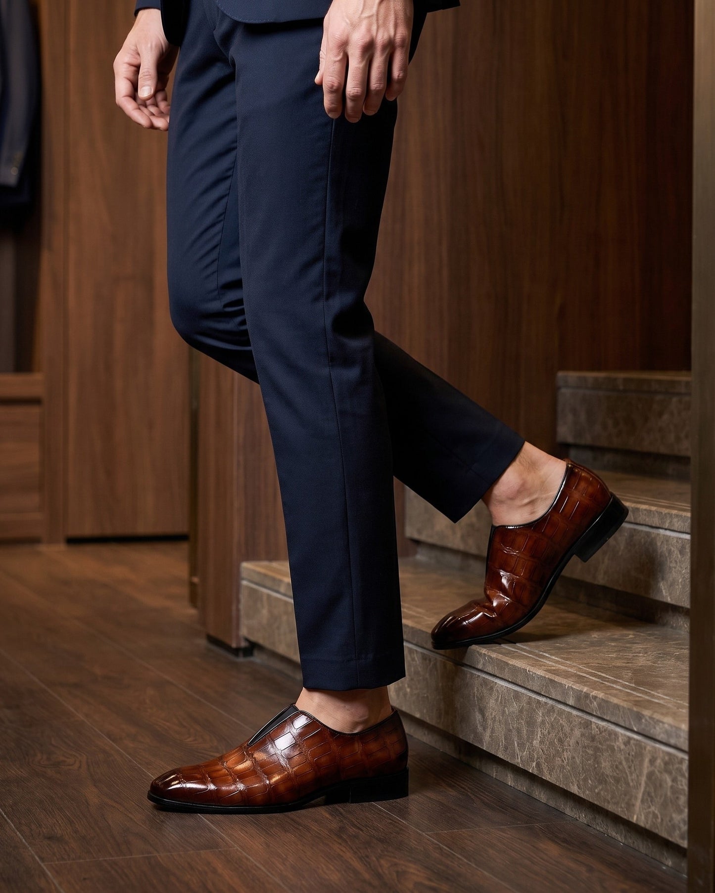 Lorenzo Leather Slip-On