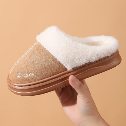 Suze – Cozy fur house slipper with warm lining.