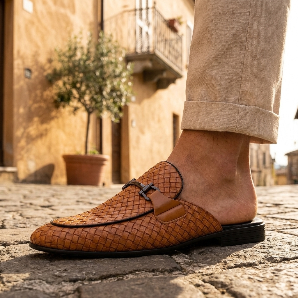Marco Woven Mules