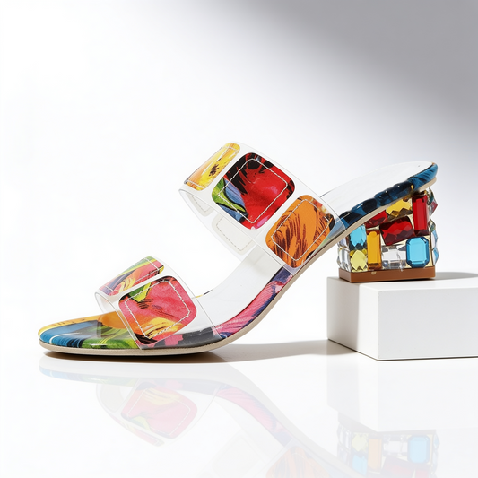 Odette Jewel Heel Sandals