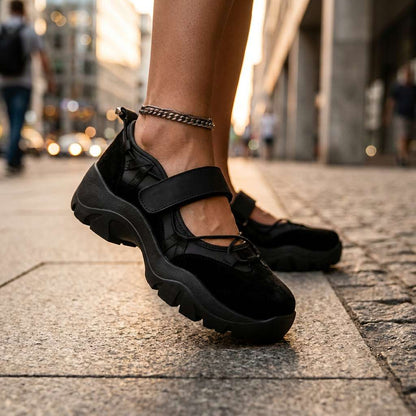 Velina | Comfort Loafers with Velcro Fastening