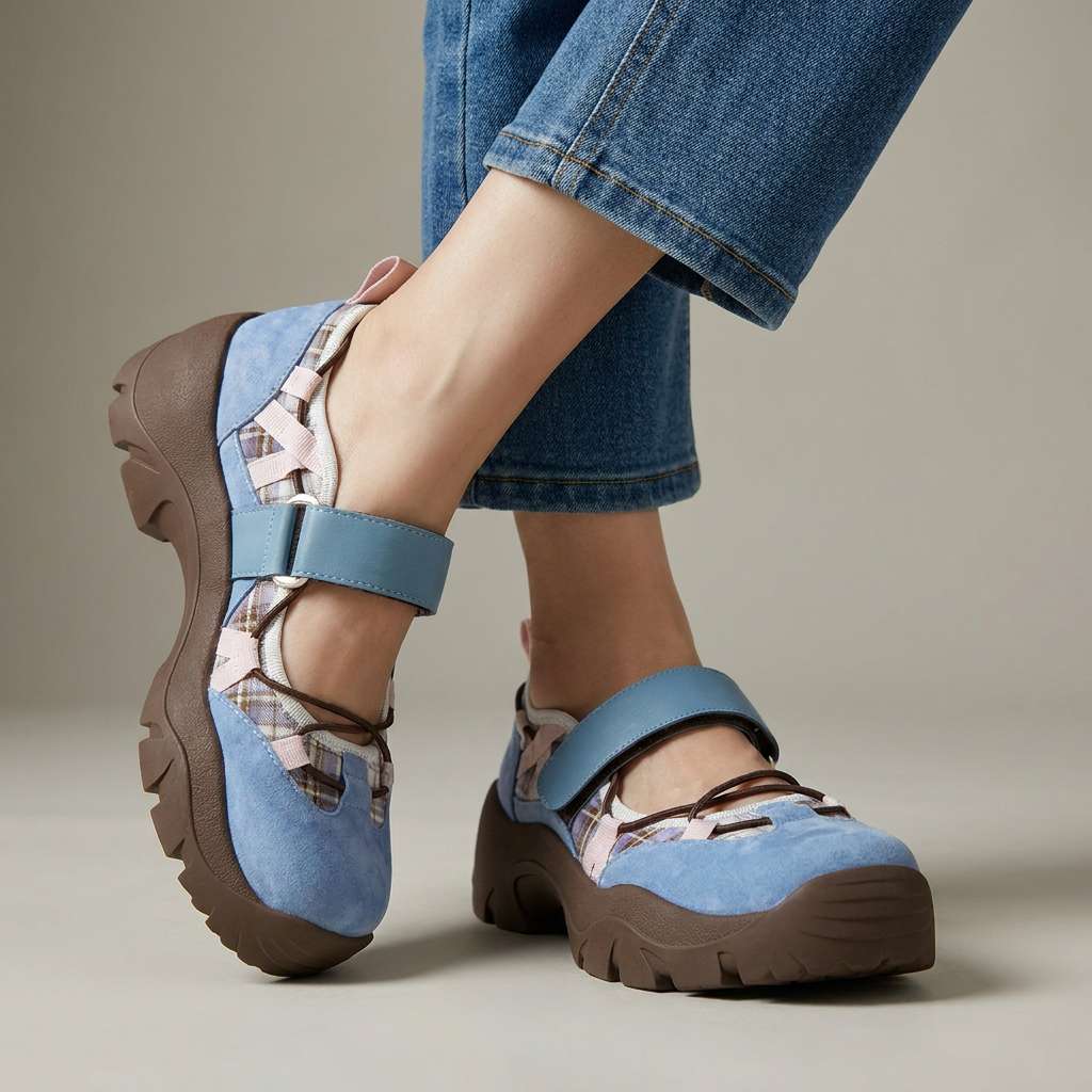 Velina | Comfort Loafers with Velcro Fastening