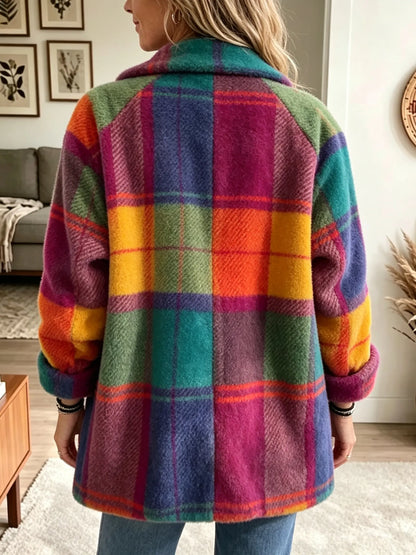 Arka | Multicoloured Check Coat