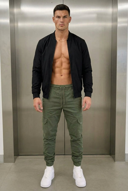 Olyvane Cargo Jogger - Army Green