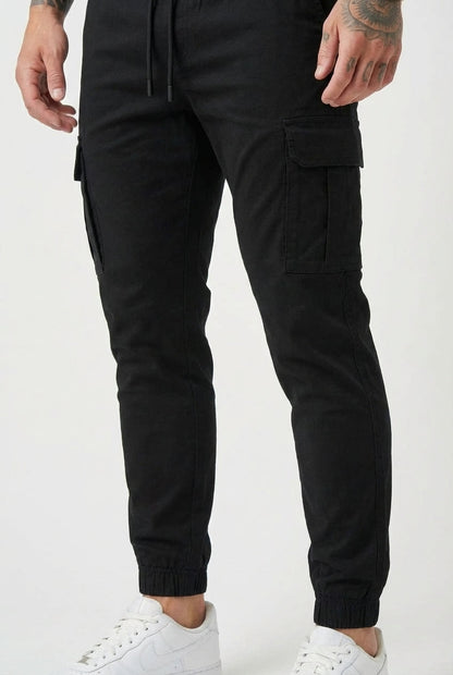 Olyvane Cargo Jogger - Black