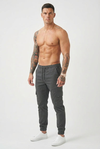 Olyvane Cargo Jogger - Grey