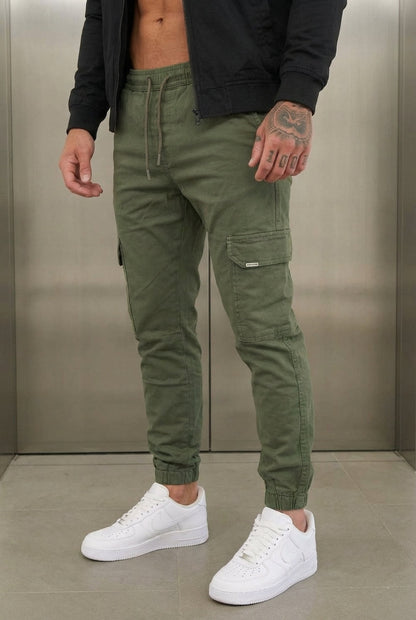 Olyvane Cargo Jogger - Army Green