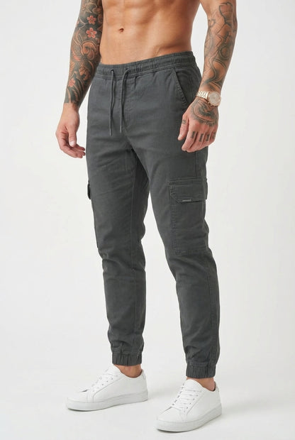 Olyvane Cargo Jogger - Grey