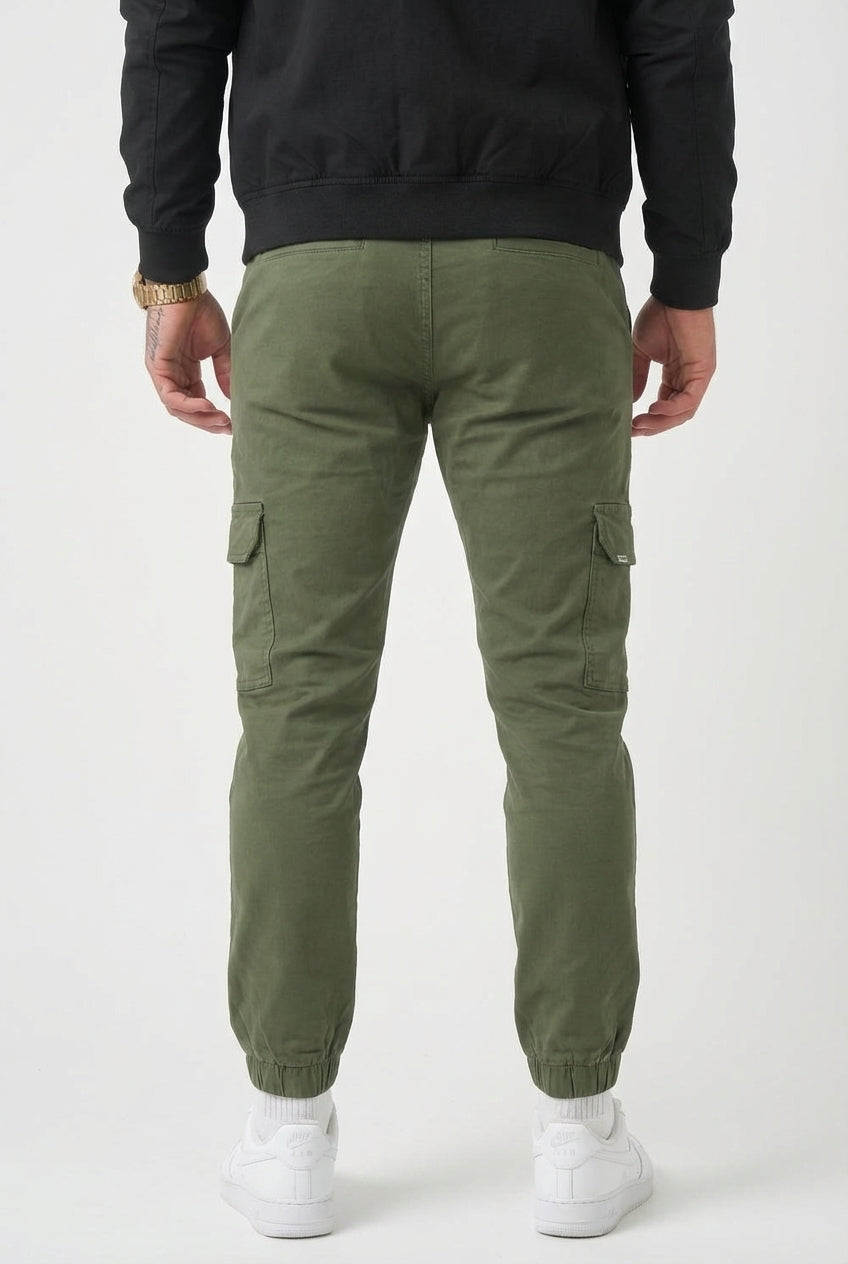 Olyvane Cargo Jogger - Army Green