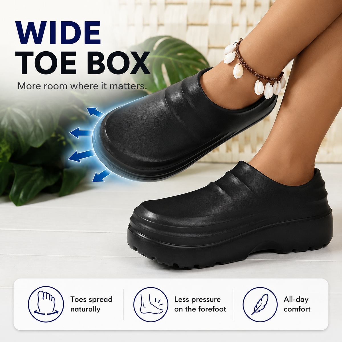 Olyvane CloudStep Comfort Clogs
