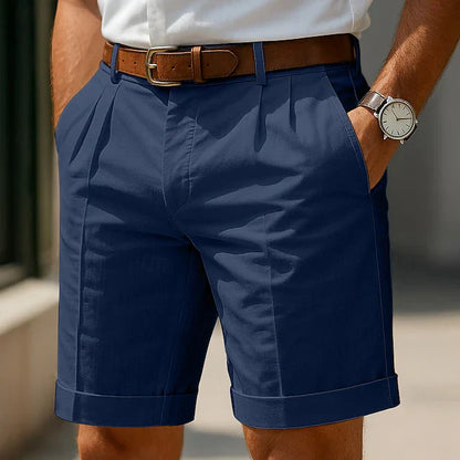 ENZO | Luxury Pleated Men's Summer Shorts